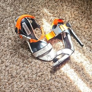 Open toe heels